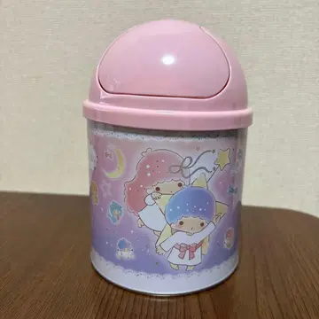 키키라라 컴팩트 더스트 박스 스윙 덮개 포함 쓰레기통 리틀 트윈 스타