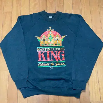 90s USA 위인 킹 목사 맨투맨 fruitoftheloom