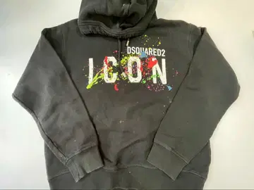 2022AW Icon Splatter Hoodie 로고 후드티