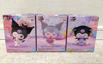 [ 새상품 ] 산리오 캐릭터즈 쿠로미 피규어 컬렉션 전 3종 세트