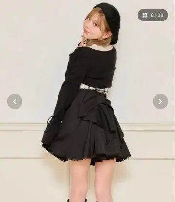 [ apres jour ] 백리본 플레어 치마바지