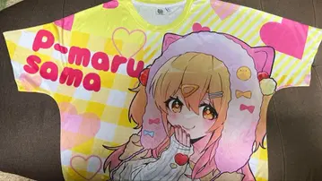 P마루님. 풀 그래픽 티셔츠 팬 미팅