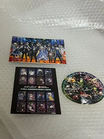 단간론파 종이류 캐릭터 스탠드 오마 코마에다 사이하라 슈이치 엽서 세트