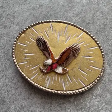 빈티지 웨스턴 독수리 벨트 버클만