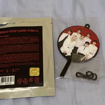 enhypen 단체 럭키 드로우 미니 피케 부채