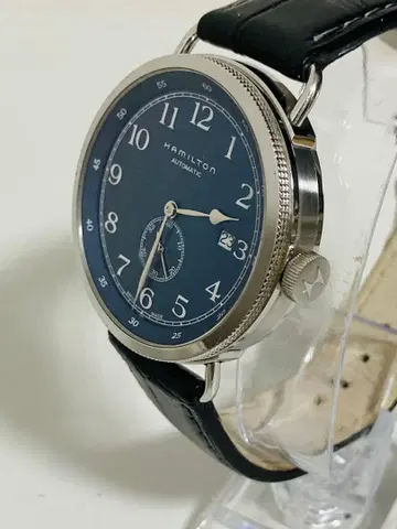 해밀턴 카키 네이비 파이오니어 스몰 세컨드