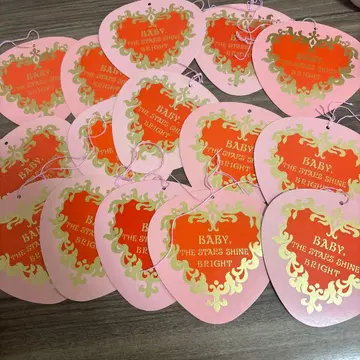 베이비더스타즈 샤인브라이트 종이 택 대 15개