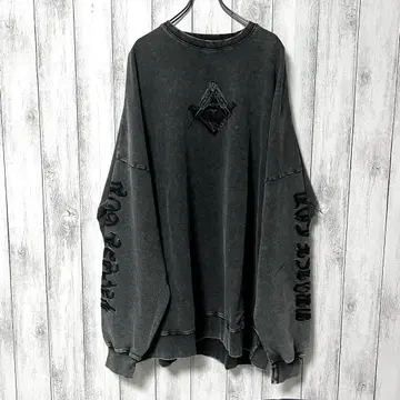 VERGA48 스트릿 펑크 오버 사이즈 남성용 여성용