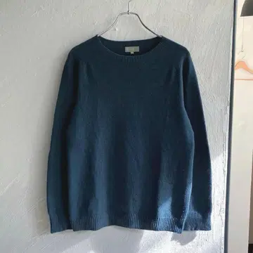 스코틀랜드제 MARGARET HOWELL 캐시미어 크루넥 니트