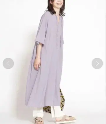 [ 새상품 ] 나노 유니버스 트루 코튼 카프탄 원피스