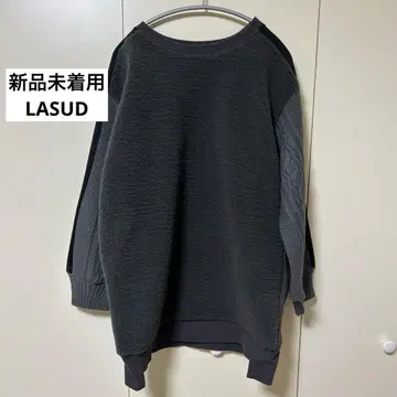 [ 미착용 새상품 ] LASUD 이소재 풀오버