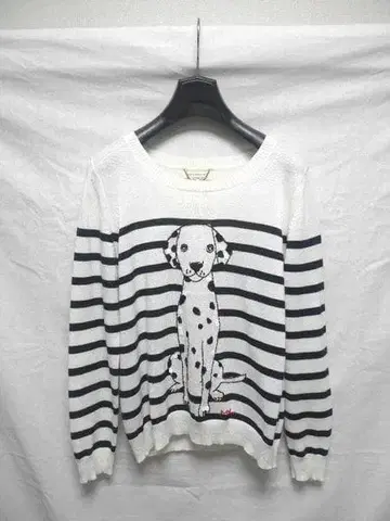 Muveil 뮤베일 이누 보더 니트 개