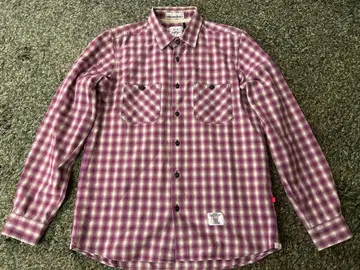 BEDWIN 베드윈 옴브레 체크 셔츠 긴팔 3