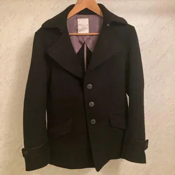 [ 덤 포함 ] 캐시미어 혼방 EDIFICE 에디피스 코트 블랙 38