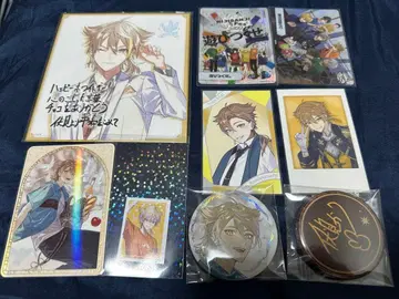 니지산지 후시미 가쿠 폴라로이드 캔뱃지 색지 세트