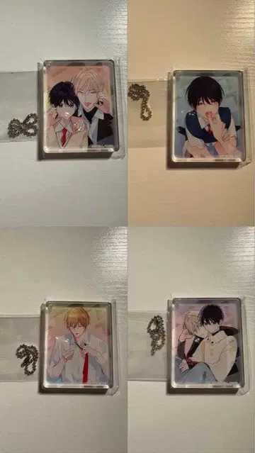 나카마데 아이시테 아크릴 키링 컴프 세트