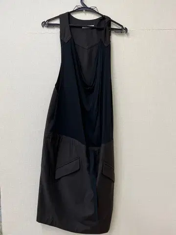 SUPP 오버롤 스커트 드레이프