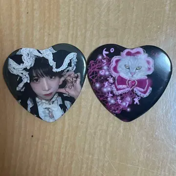 오오모리 세이코 캔뱃지 2개