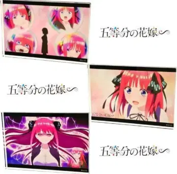 5등분의 신부 최애 방 최애 아크릴 블록 나카노 니노 3종 각 1점