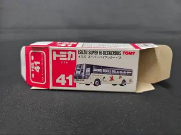 토미카 빨간색 상자 41 이스즈 슈퍼 하이 데커 버스 (일본제) 빈 박스
