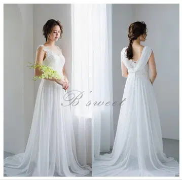 B'sweet 화이트 웨딩 드레스 S 사이즈