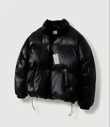 글로시 퍼퍼 쇼트 패딩 다운 무신사