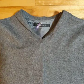 미즈이로 인드 울 혼방 박스 원피스 롱 코쿤 스키퍼 칼라