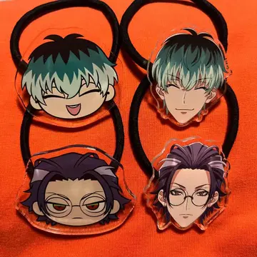 히프노시스 마이크 오카오 머리끈 시라츠유기 사사라 츠츠지모리 로세 세트