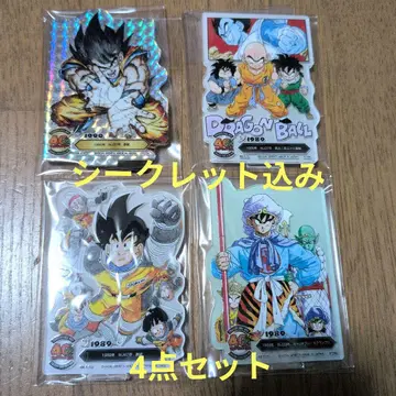 드래곤볼 제일복권 40th F상 아크릴 스탠드 4세트