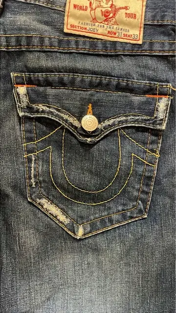 트루릴리젼 플레어 팬츠 usa제