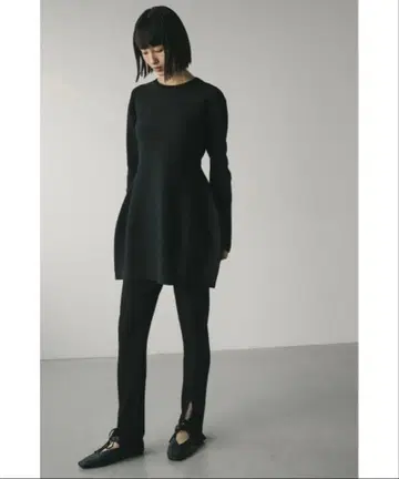 [ 주말 가격 인하 중 ] 스타일 믹서기 형태 니트 미니 원피스 튜닉