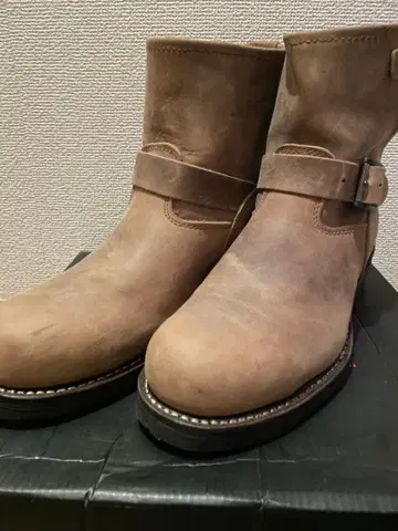 ALPHA INDUSTRIES 가죽 엔지니어 부츠