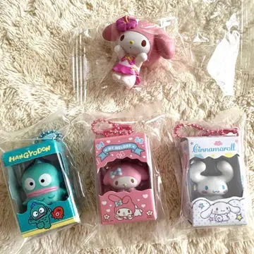 산리오 캐릭터즈 박스 피규어 컬렉션 3개 + 덤