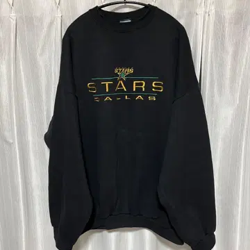 구제 맨투맨 더비 스타즈 블랙 XXL 상태 좋은 중고