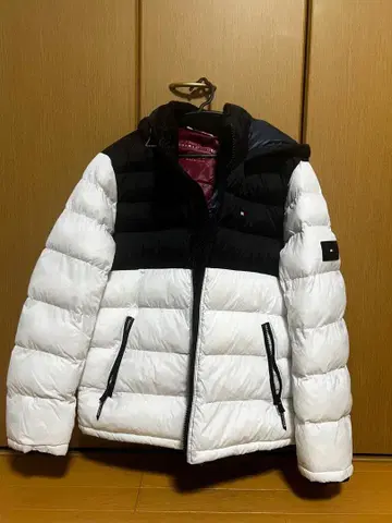 HILFIGER 후드 부착 다운 자켓