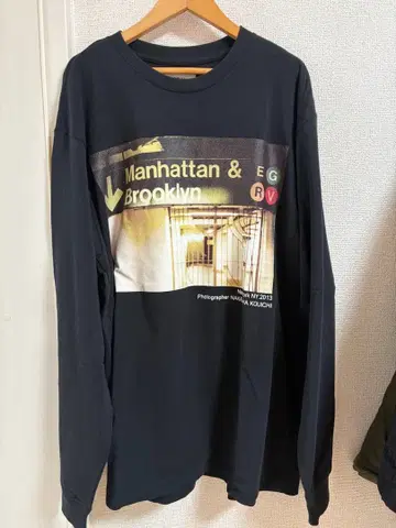 JOHNBULL 맨해튼 브루클린 긴팔 T셔츠