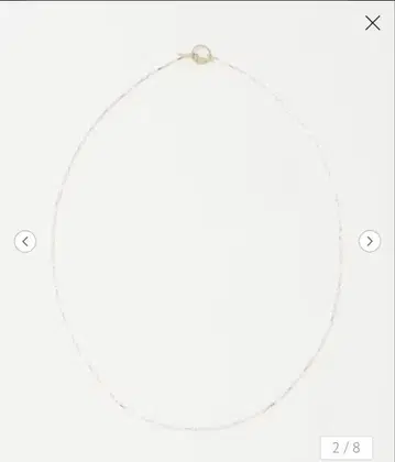 BEAUTY&YOUTH 실버 925 x 브라스 목걸이