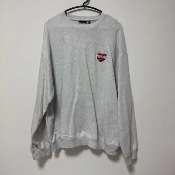 THRASHER 그레이 맨투맨 트레이닝복