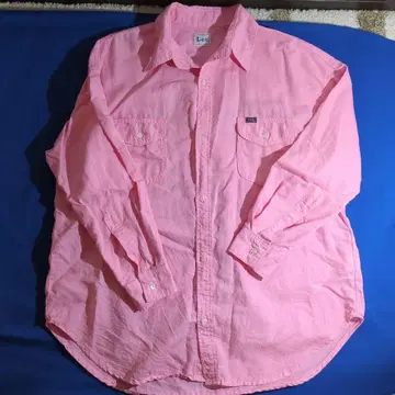 Lee 긴팔 셔츠 핑크 프리