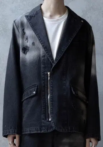 [Philtheory] 블리치 기믹 테일러드 자켓 블랙 S