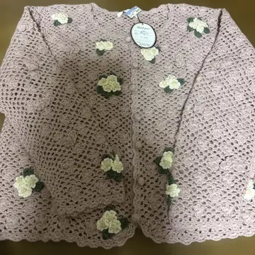 LiLyPoem 꽃 니트 가디건