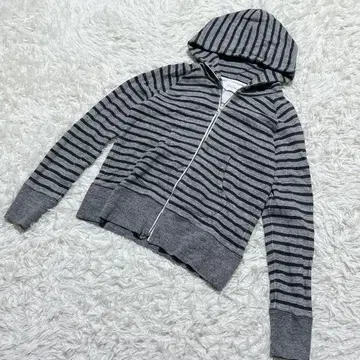 [ c6565 ] CURLY 컬리 후드티 긴팔 보더