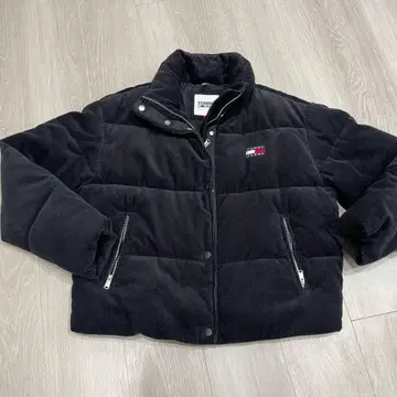 TOMMY HILFIGER 코듀로이 다운 자켓 짧은 기장