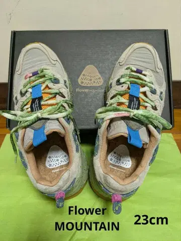 Flower MOUNTAIN | 야마부시 오버레이 가죽 스니커즈