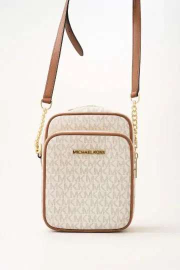 MICHAEL KORS 숄더백 시그니처 패턴 베이지 x 브라운