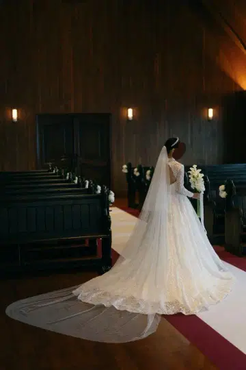 타카미 브라이덜 롱 웨딩 베일