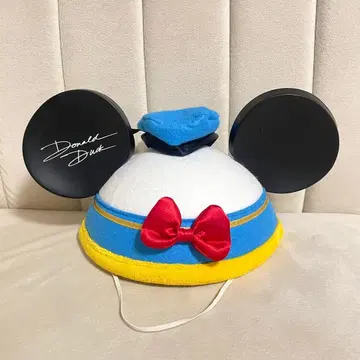 도쿄 디즈니 리조트 도널드 덕 귀달린 모자 이어햇