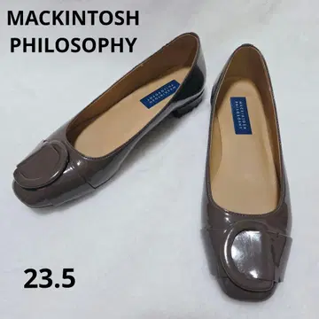 새상품급 매킨토시 필로소피 플랫 펌프스 우천 겸용 23.5