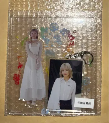 사쿠라자카46 후지토시 카린 아크릴 키링 스탠드