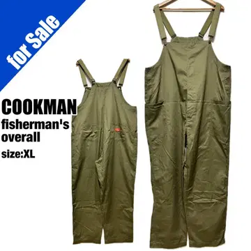 COOKMAN 피셔맨 오버롤 살로펫 카키 XL